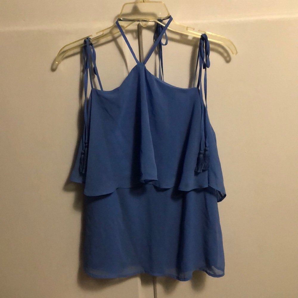 Blue tank